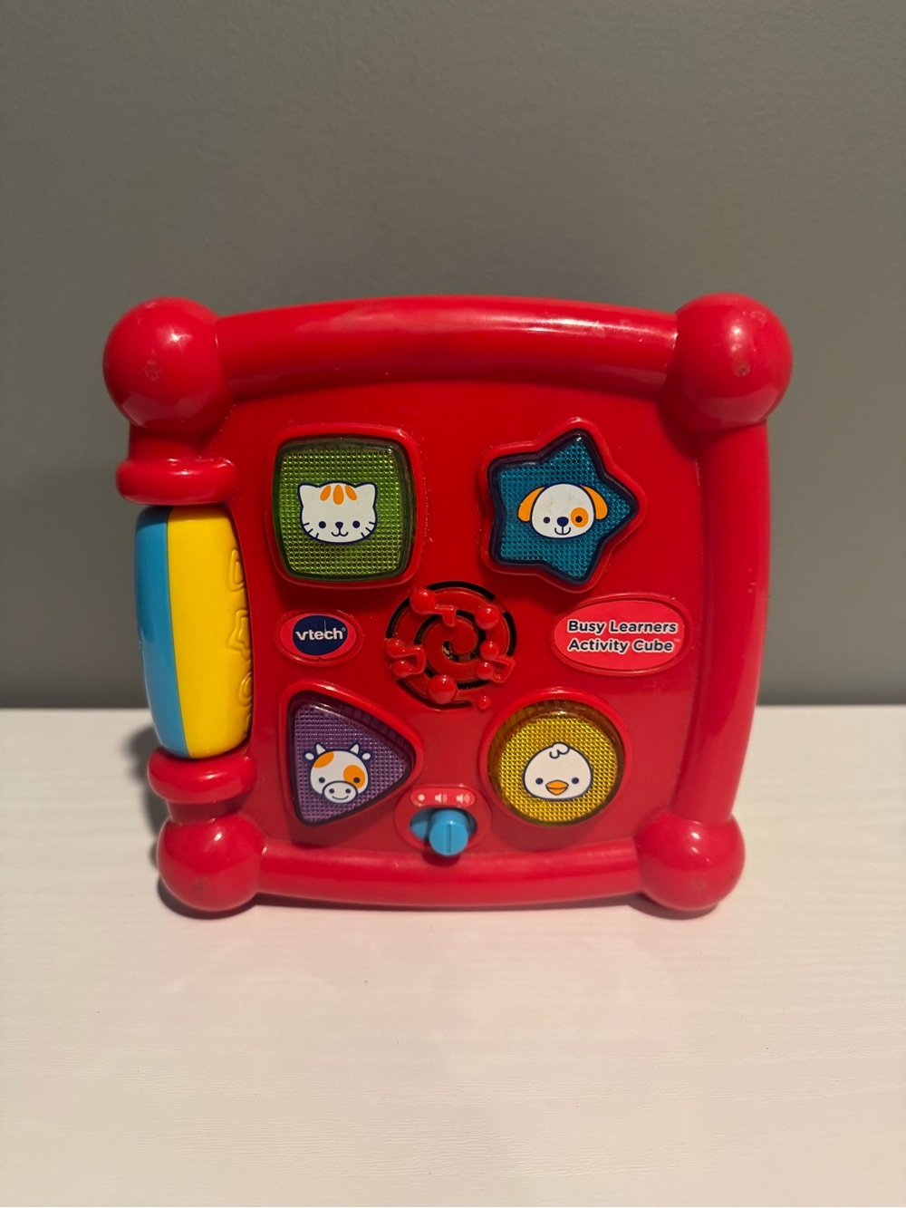 Vtech Red Busy Learners Activity Cube - Interactive Kids Toy tested and works